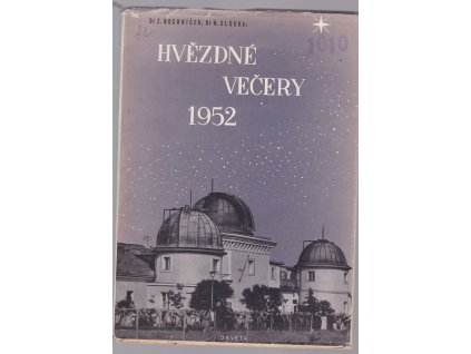 Hvězdné večery 1952 : Astronomický kalendář pro každého