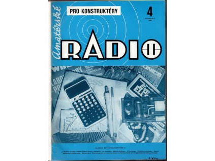 Amatérské radio pro konstruktéry z let 1978 - 1986, 1978