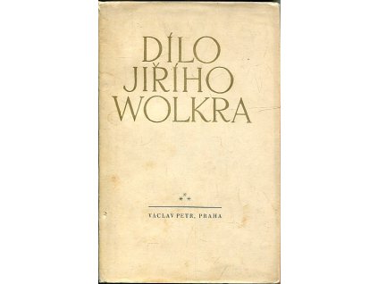 Dílo Jiřího Wolkera 3, Václav Petr, 1948