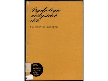 Psychologie neslyšících dětí