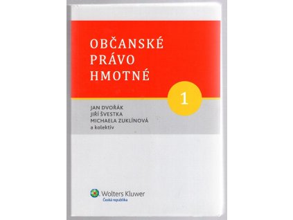 Občanské právo hmotné 1, Jan Dvořák, 2013