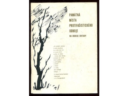191496 pamatna mista protifasistickeho odboje na okrese svitavy