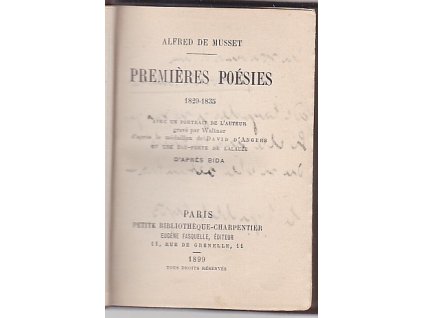 Premières poésies : 1829–1835