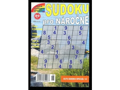 Sudoku pro náročné - Alfa sudoku speciál 14, 2015