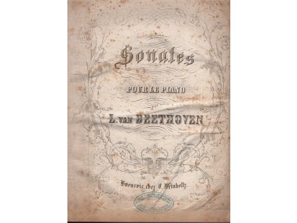 Sonates our le piano par L. van Beethoven