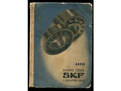 Kuličková ložiska SKF, Válečková ložiska SKF - Hlavní ceník 443 H (s dodatkovým ceníkem 443 M), 1943