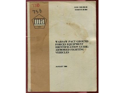 Warsaw Pact Ground Forces Equipment Identification Guide : Armored Fighting Vehicles