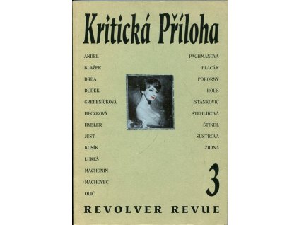 Revolver revue 3 Kritická příloha, kolektiv, 1995
