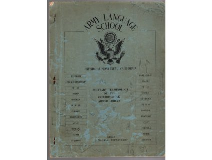 Army Language School: Military Terminology of the czechoslovak Armed Forces