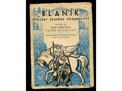 Písně kosmické, Jan Neruda, 1924