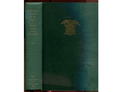 Quartermaster Support of the Army - A History of the Corps, 1775-1939, Erna Risch, 1962