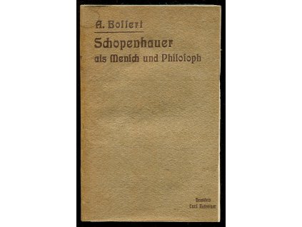 Schopenhauer als Mensch und Philosoph., 1905