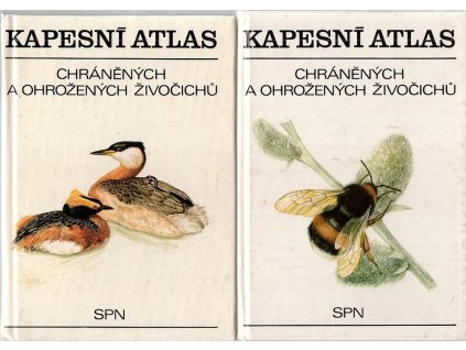 Kapesní atlas chráněných a ohrožených živočichů - 1.+2. díl, Čepická Alena Pecina, 1988