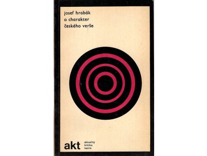 O charakter českého verše, Josef Hrabák, 1970