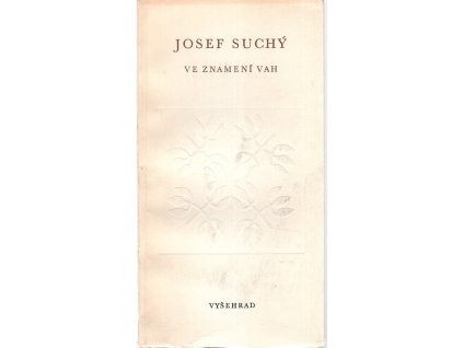 Ve znamení vah, Josef Suchý, 1970