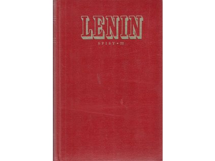 Spisy 22, V. I. Lenin, 1957