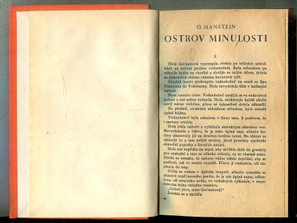 Ostrov minulosti : Román, Otfrid von Hanstein, 1935