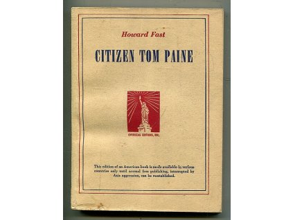 Citizen Tom Paine, Howard Fast, 1943