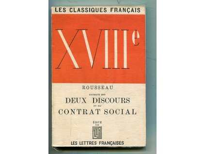Extraits des Deux Discours et du Contrat Social