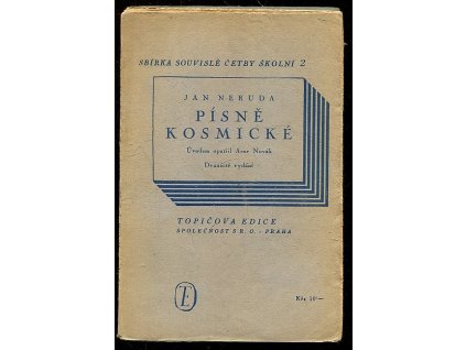 Písně kosmické, Jan Neruda, 1947