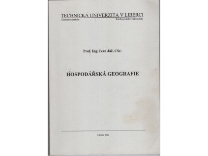 Hospodářská geografie, Ivan Jáč, 2012