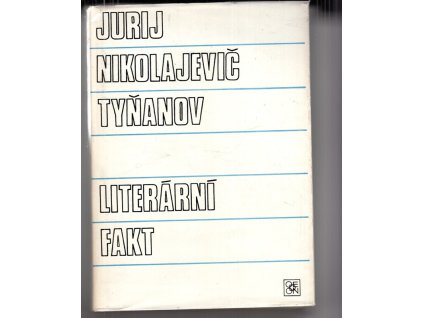 Literární fakt, Nikolajevič Jurij Tyňakov, 1988