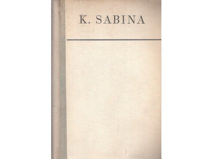 O literatuře, Karel Sabina, 1953