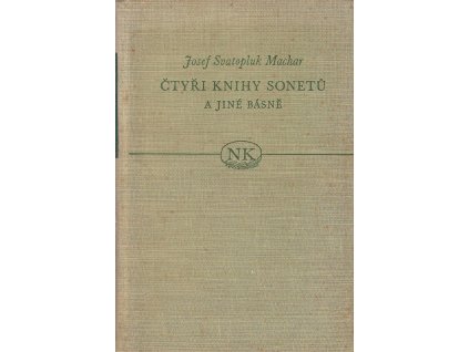 Čtyři knihy sonetů a jiné básně, Josef Svatopluk Machar, 1959