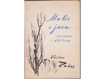 Malíř o jaru : Veršem i štětcem, Václav Rabas, 1953