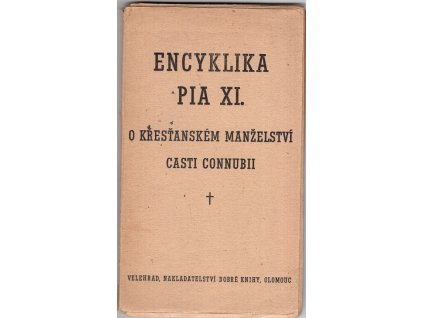 Encyklika Pia XI. O křesťanském manželství - Casti connubii, Pius, 1948