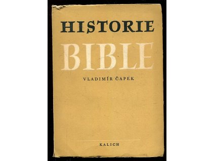 Historie bible, Vladimír Čapek, 1952