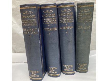 Weltgeschichte - Die Entwicklung der Menschheit in Staat und Gesellschaft, in Kultur und Geistesleben. Bd. 1-4, 1910