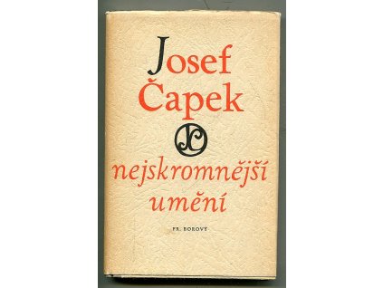 Nejskromnější umění, Josef Čapek, 1948