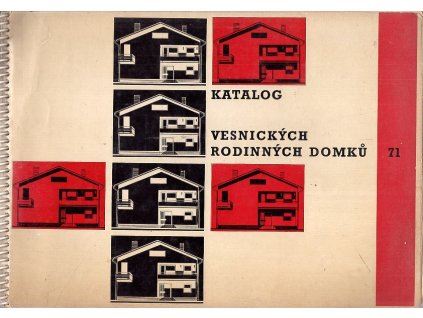 Katalog vesnických rodinných domků. Řada I, Jiří Myslín, 1971