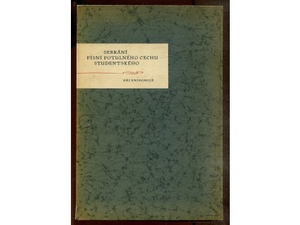 Sebrání písní potulného cechu studentského, 1948