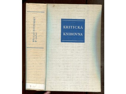 O umění, Otakar Hostinský, 1956
