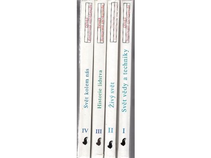 Dětská ilustrovaná encyklopedie. Sv. 1-4, Svět vědy a techniky, Živý svět, Historie lidstva, Svět kolem nás