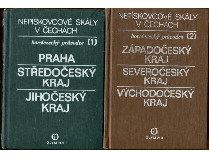 Nepískovcové skály v Čechách - Horolezecký průvodce 1-2 : Praha - Středočeský kraj - Jihočeský kraj ; Západočeský kraj - Severočeský kraj - Východočeský kraj, Jan Novotný, 1986
