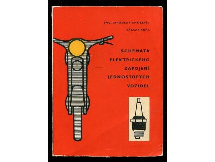 Schémata elektrického zapojení jednostopých vozidel - JAWA, Jaroslav Cholevík, 1968