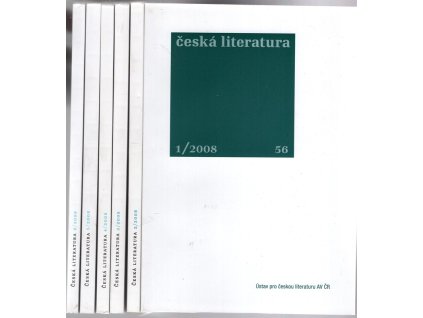 Česká literatura – 56 ročník 1–6 : Časopis pro literární vědu