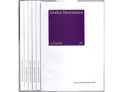 Česká literatura – 57 ročník 1–6 : Časopis pro literární vědu