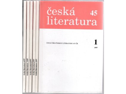Česká literatura – 45 ročník 1–6 : Časopis pro literární vědu