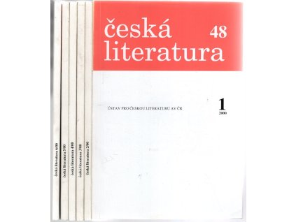 Česká literatura – 48 ročník 1–6 : Časopis pro literární vědu, kolektiv, 2000