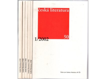 Česká literatura – 50 ročník 1–6 : Časopis pro literární vědu, kolektiv, 2002