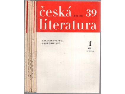 Česká literatura – 39 ročník 1–6 : Časopis pro literární vědu