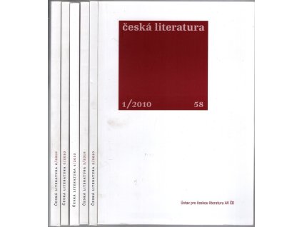 Česká literatura –58 ročník 1–6 : Časopis pro literární vědu