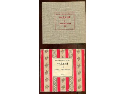 Malá rodinná škola. Vaření I-III, Kuchyň, Byt, Kosmetika, Manželství, Mateřství, Joza Břízová, 1968