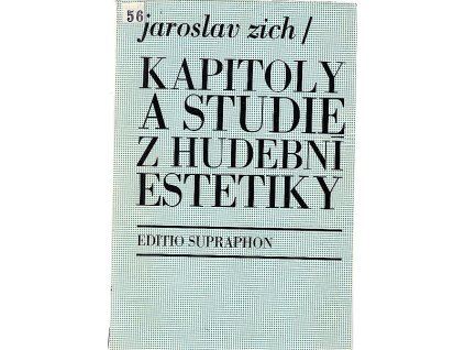 Kapitoly a studie z hudební estetiky, Jaroslav Zich, 1975