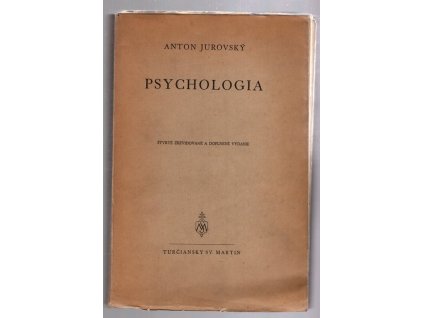 Psychológia, Anton Jurovský, 1949