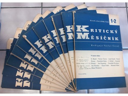 Kritický měsíčník – ročník VII. (čísla 1–20)